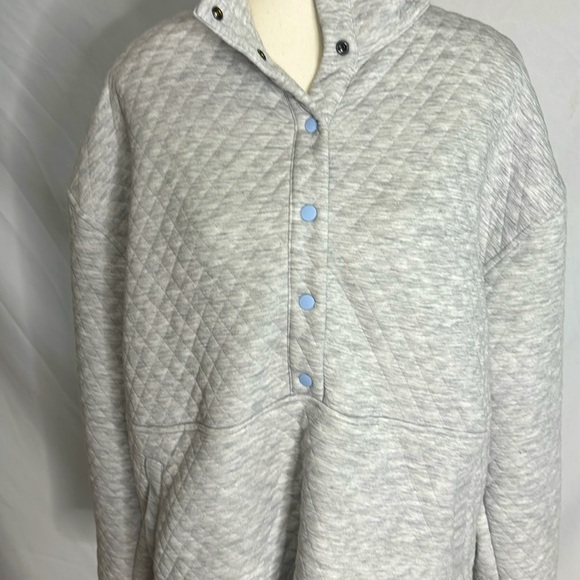 Marine Layer Corbet Funnel Neck Pullover in Gray - Picture 5 of 8